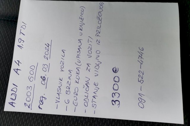 Audi A4 Avant 1.9 tdi