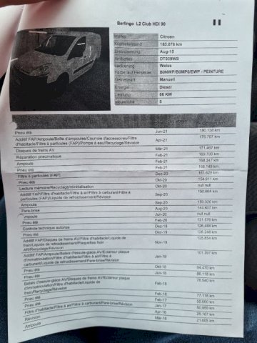 Citroen Berlingo Maxi 1.6 Hdi, 2015 god, 3 sjedal