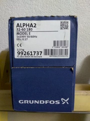 Grundfos 32-60-180 ALPHA 2.