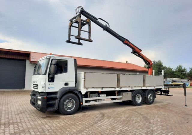 IVECO STRALIS 310 + HDS KRAN PALFINGER PK 12001 E