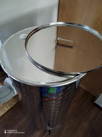 Inox bačva 150l