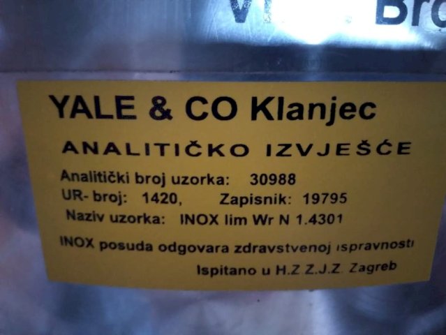 Inox bačva 320l