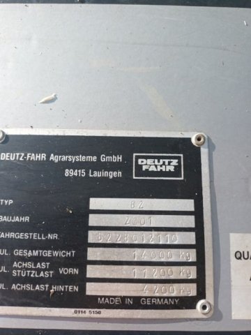 Kombajn Deutz Fahr 5680 hts