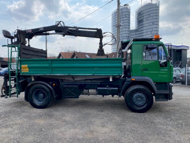 MAN LE 220 B *DVOSTRANI KIPER + KRAN*