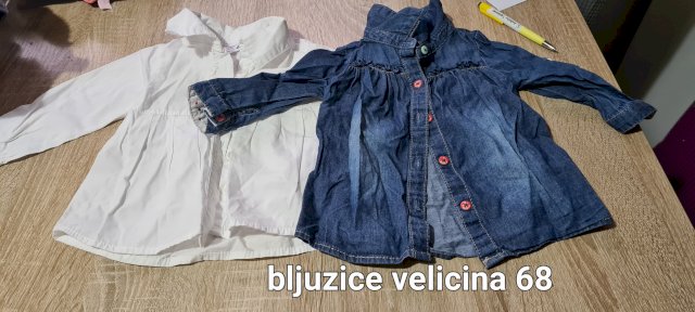 Odjeca raznih velicina i obuca za curicu