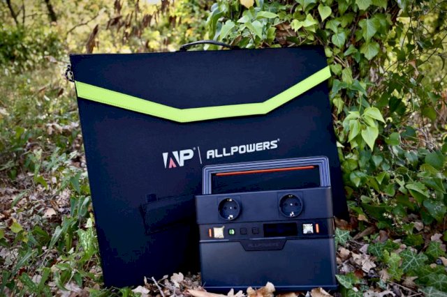 Powerbank ALLPOWERS 700W + SolarPanel 100W