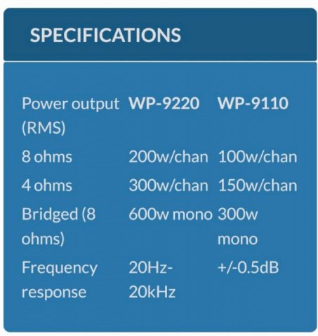Ramsa WP 9220 by Panasonic pojačalo