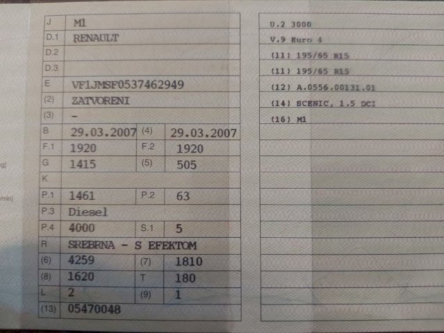 Renault Scenic 1,5 *Klima*