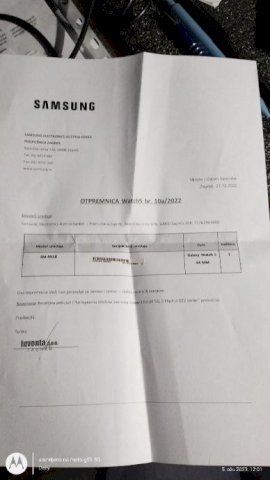 Samsung galaxy watch 5 44mm safir black,zamjena i