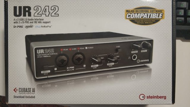 Steinberg UR242 + EZ DRUMMER 3