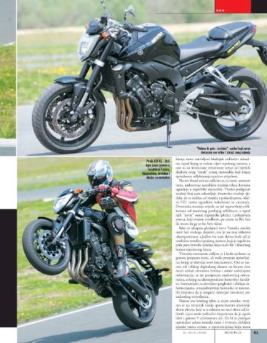 Yamaha FZ1 FAZER 998 cm3, 2006 god.