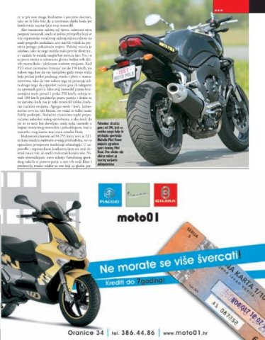 Yamaha FZ1 FAZER 998 cm3, 2006 god.