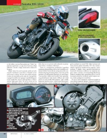 Yamaha FZ1 FAZER 998 cm3, 2006 god.