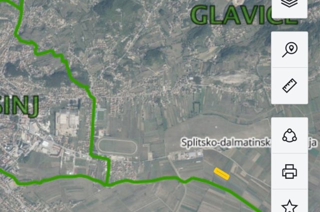 Zemljište Sinj Glavice