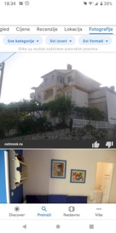 apartman u kući na rabu sa prekrasnim pogledom