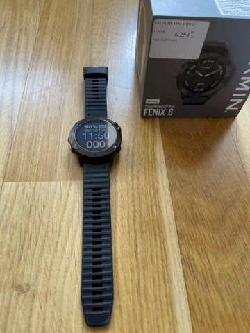 Garmin Fenix 6 Sapphire Carbon Gray-Black 46 mm