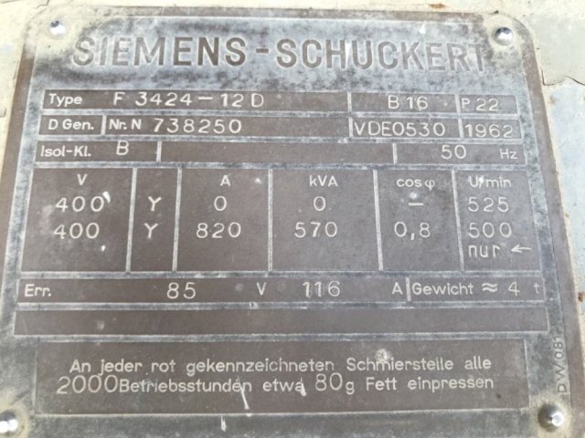 Agregat za struju MWM 570 Kw