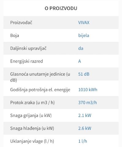 Vivax ACP-09PT25AEH mobilni klima uređaj