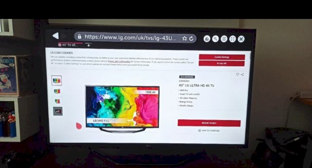 Smart LG LED 43 inčni tv
