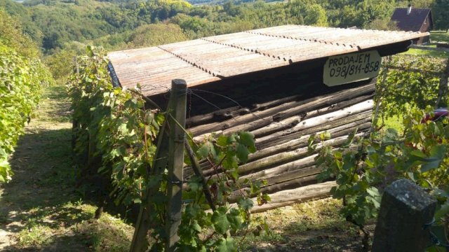 Gornje Orešje, vinograd i klijet 20 m2