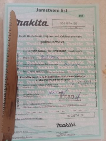 Recipročna pila Makita